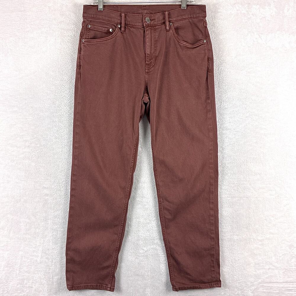 Vuori Pants Mens 32x30 Brown Benton Stretch Twill Preppy Classic Business Casual